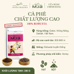 [Premium] Cà Phê Chất Lượng Cao M’JA - 100% Robusta - Rang Mộc - Nguyên Chất Cao Cấp - 95% Trái Chín - Túi 250g (Hạt/Bột) - Ảnh 2