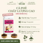 [Premium] Cà Phê Chất Lượng Cao M’JA - 100% Robusta - Rang Mộc - Nguyên Chất Cao Cấp - 95% Trái Chín - Túi 250g (Hạt/Bột) - Ảnh 3
