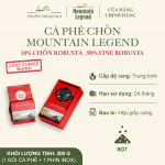 Cà Phê Chồn Cao Cấp Mountain Legend - 10% Real Civet Robusta & 90% Selected Beans Fine Robusta - Hộp 200g - Tặng Phin (Bột) - Ảnh 3