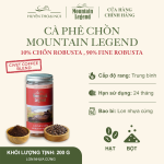 Cà Phê Chồn Cao Cấp Mountain Legend - 10% Real Civet Robusta & 90% Selected Beans Fine Robusta Coffee - Lon 200gr (Hạt/Bột) - Ảnh 3