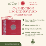 Cà Phê Chồn Cao Cấp Robusta Legend Revived - 100% Authentic Civet Coffee - Lên men tự nhiên - Hộp Giấy Mỹ Thuật 51g (Bột) - Ảnh 2