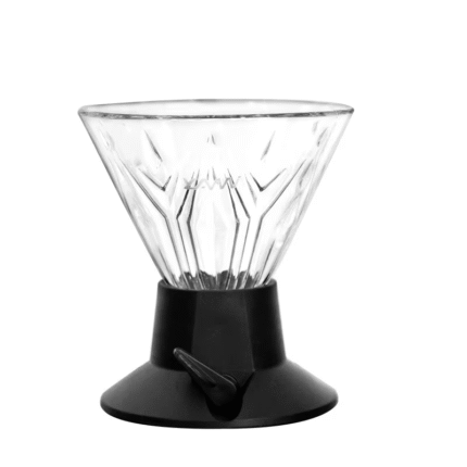 Phễu Lọc Pour Over V60 Bông Tuyết Thủy Tinh YAMI (YM5016)