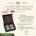 Cà Phê Chồn Hòa Tan 2 in 1 Mountain Legend Không Ngọt – Hộp 160 g – 5% Cà Phê Chồn Rang Xay Mịn - Ảnh 3