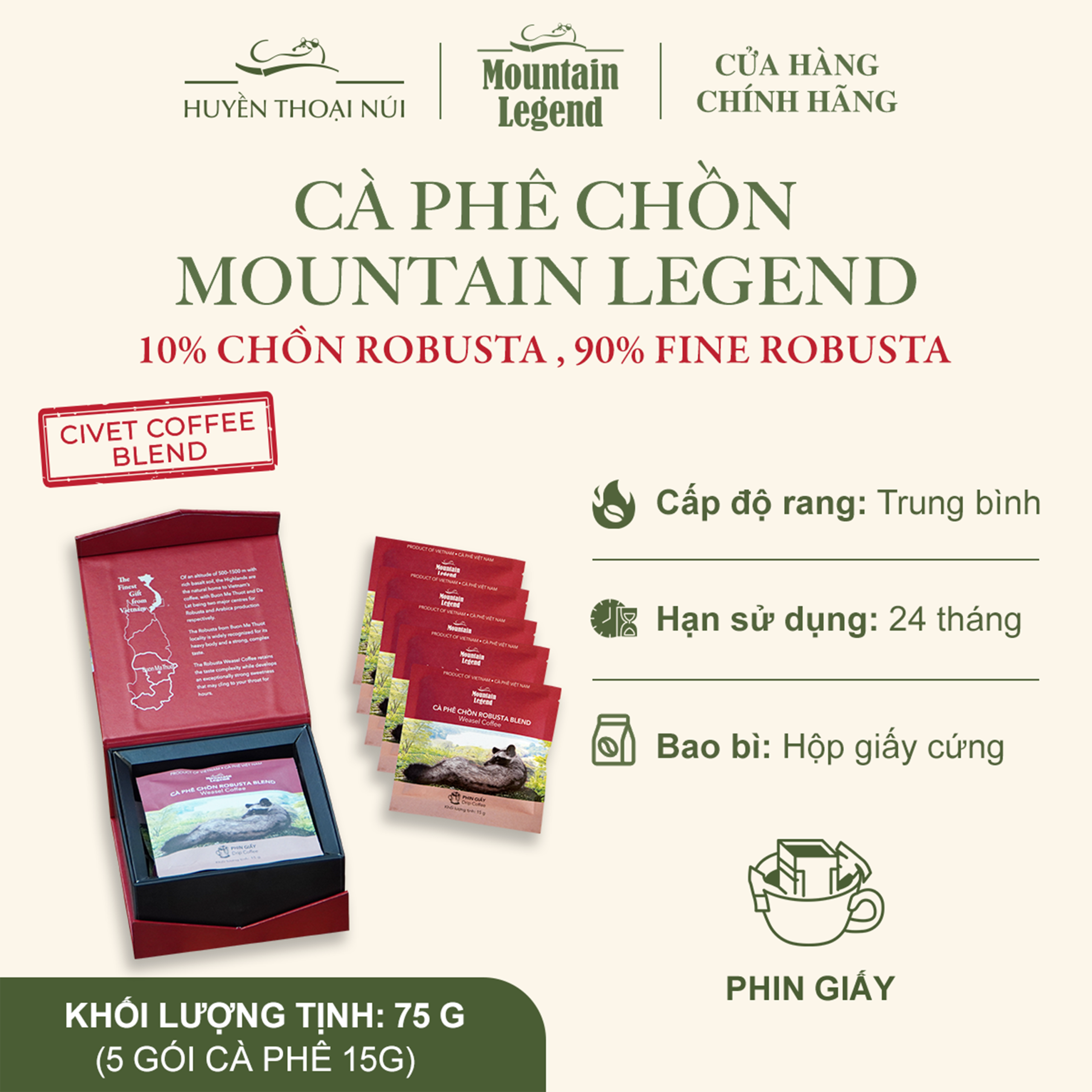 Top thương hiệu cà phê chồn hiện nay cao cấp, chất lượng 6 Mountain Legend Blend 75g RO Post 02 scaled