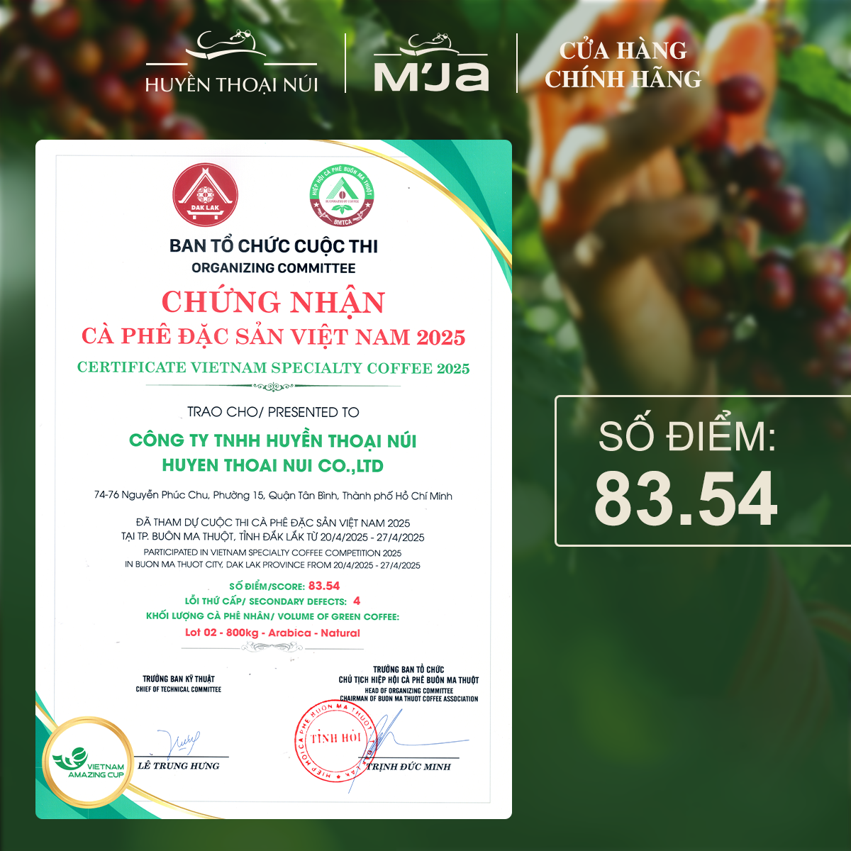 Cà phê chồn đặc sản