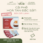 Cà Phê Đen Hòa Tan M'JA (Black Instant Coffee) 40g - Vị Cà Phê Đậm Đà Mạnh Mẽ - Ảnh 2